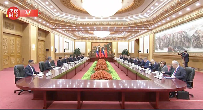習(xí)近平同俄羅斯總統(tǒng)普京分別向中俄執(zhí)政黨對話機(jī)制第十次會(huì)議致賀